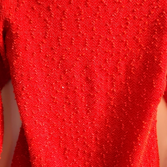 Jennifer Lopez~  JLO Red Sparkly Sweater - Picture 6 of 6